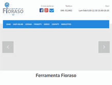 Tablet Screenshot of ferramentafioraso.it
